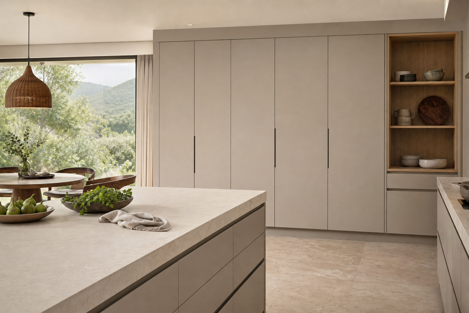 Fadior Dream Home Kitchen Suite with Verdant Butler Gallery — lifestyle setting with natural light and residential styling