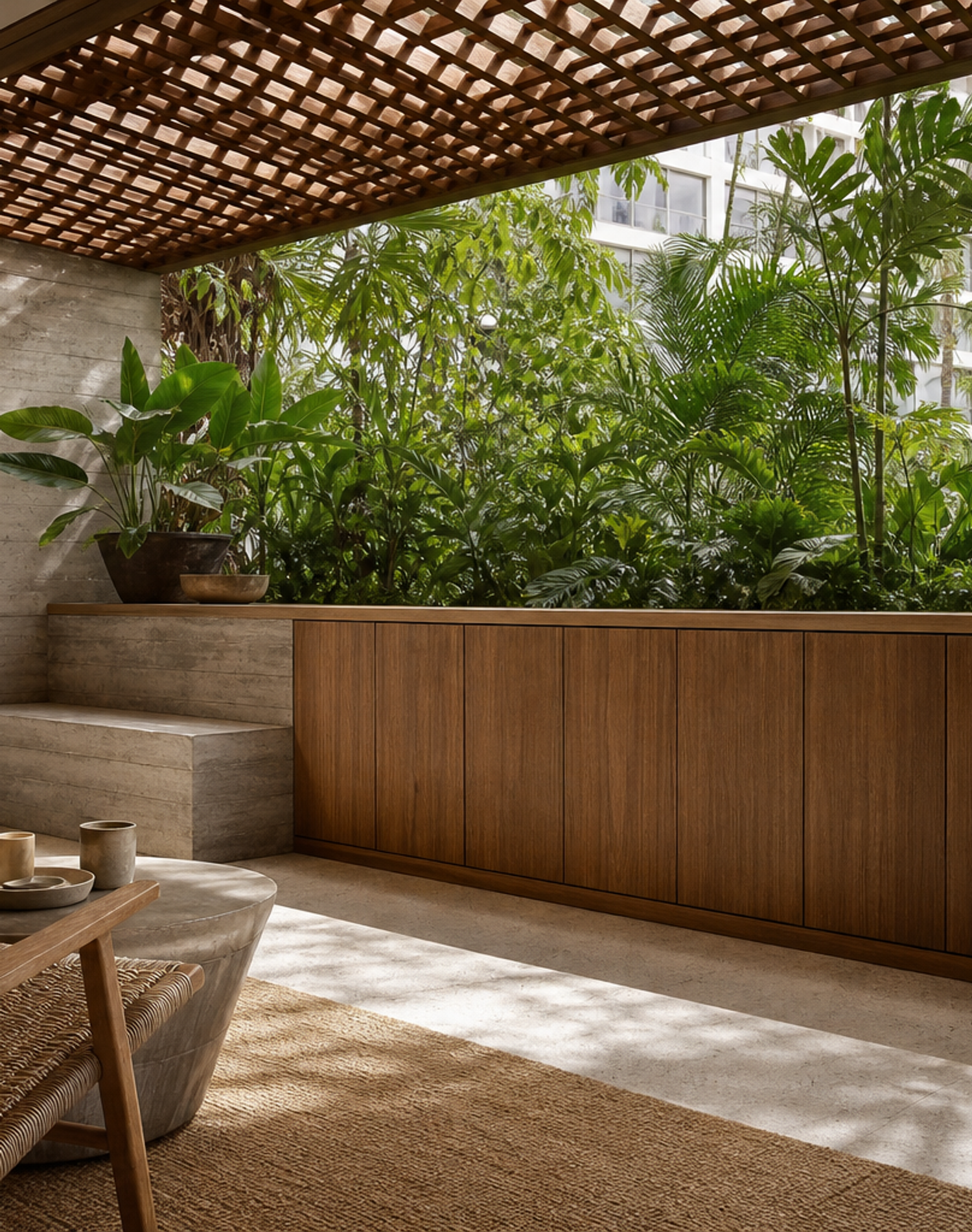 Fadior Cannes Balcony Suite with Champagne Privacy Ledge — lifestyle setting with natural light and residential styling