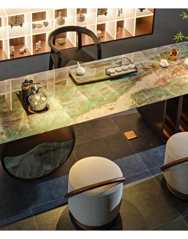 Marble Tea Table 2200*900*740H product photo for FADIOR HOME shop