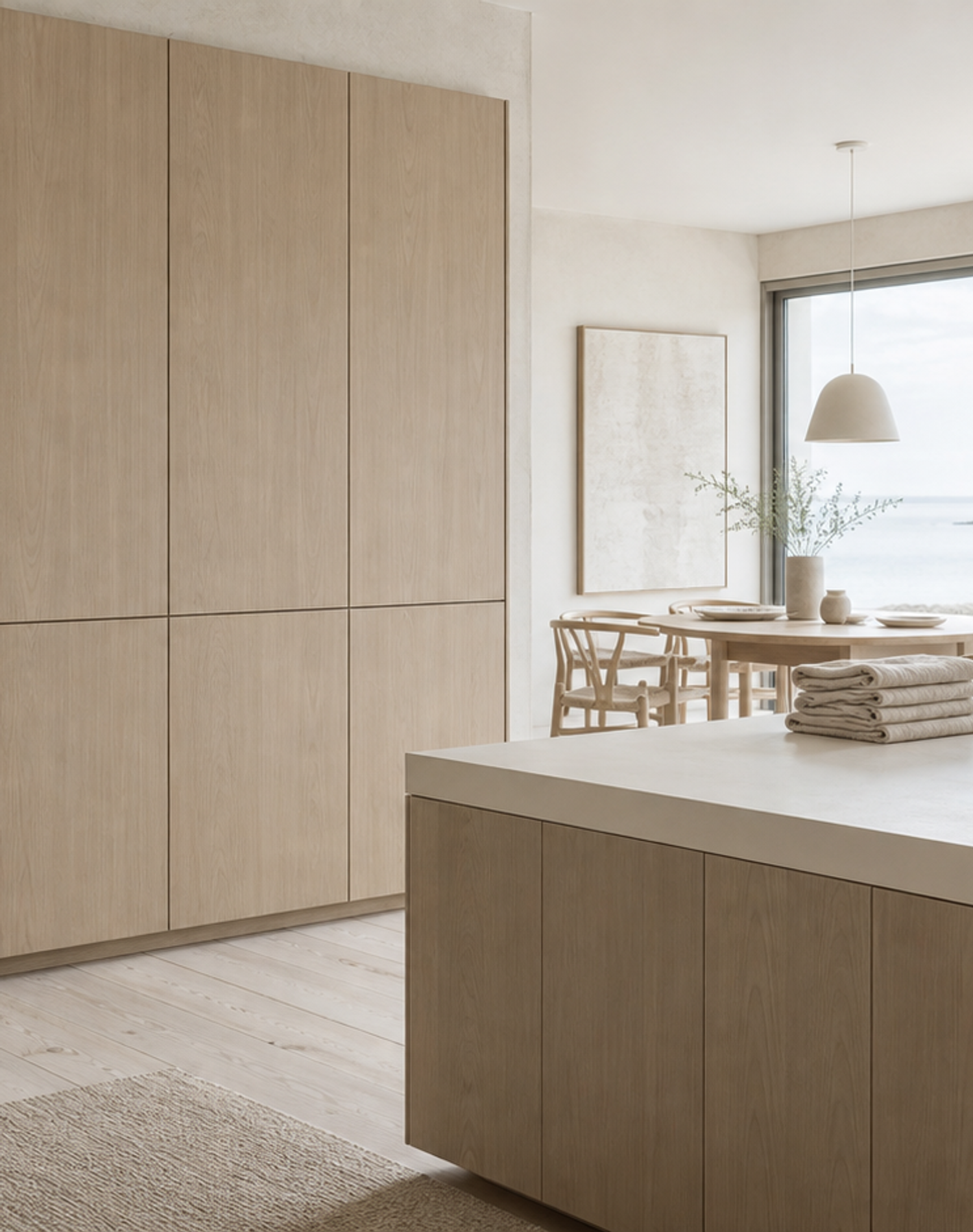Fadior Terrena Kitchen Suite with Linen Prep Gallery — lifestyle setting with natural light and residential styling