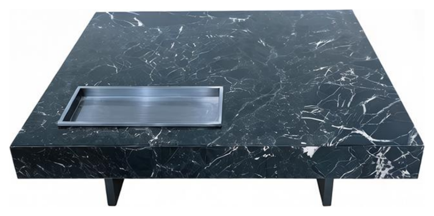 Stone-Top Coffee Table 1.2米*1.2米 product photo for FADIOR HOME shop