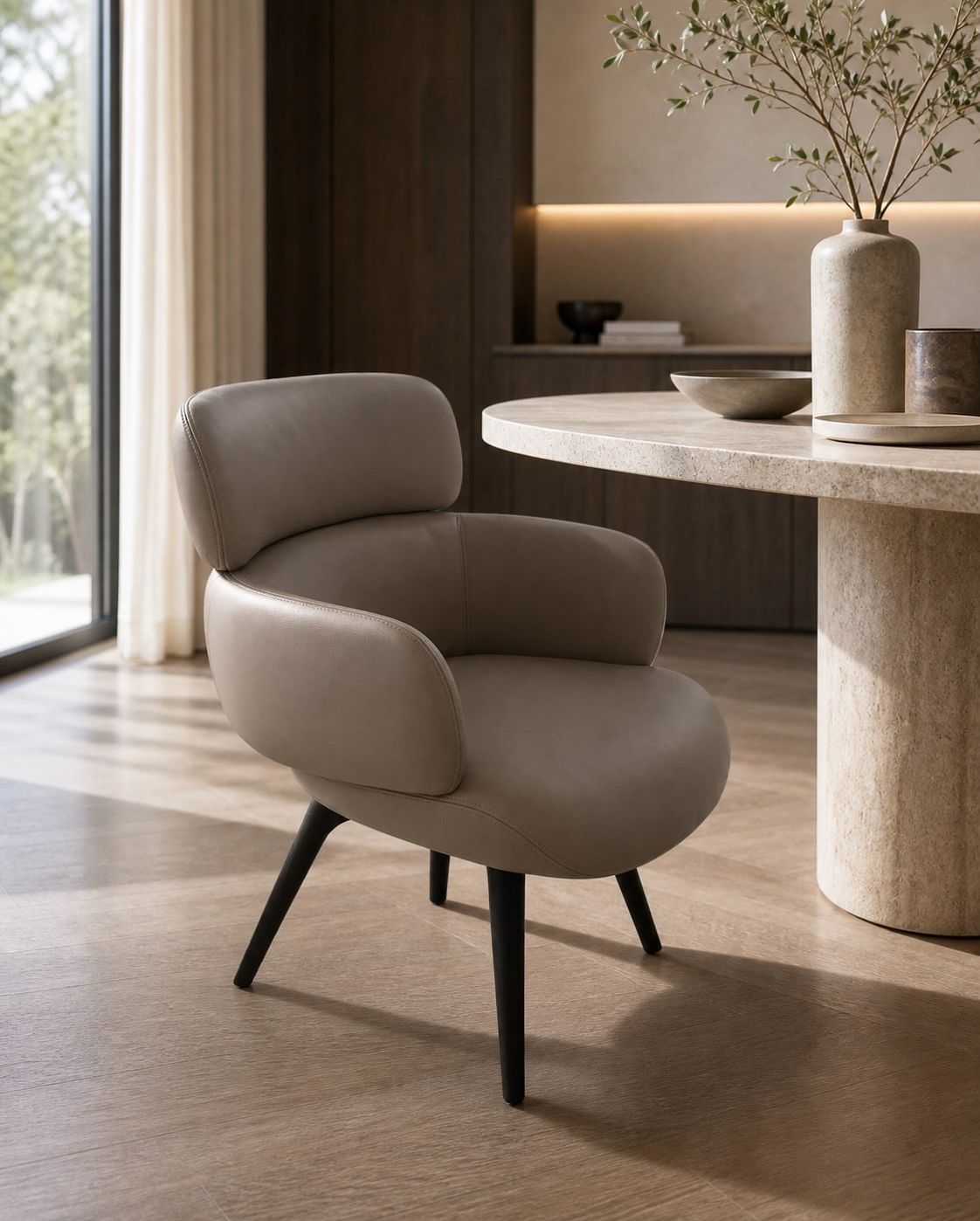 Dining Chair styled in a FADIOR HOME interior setting