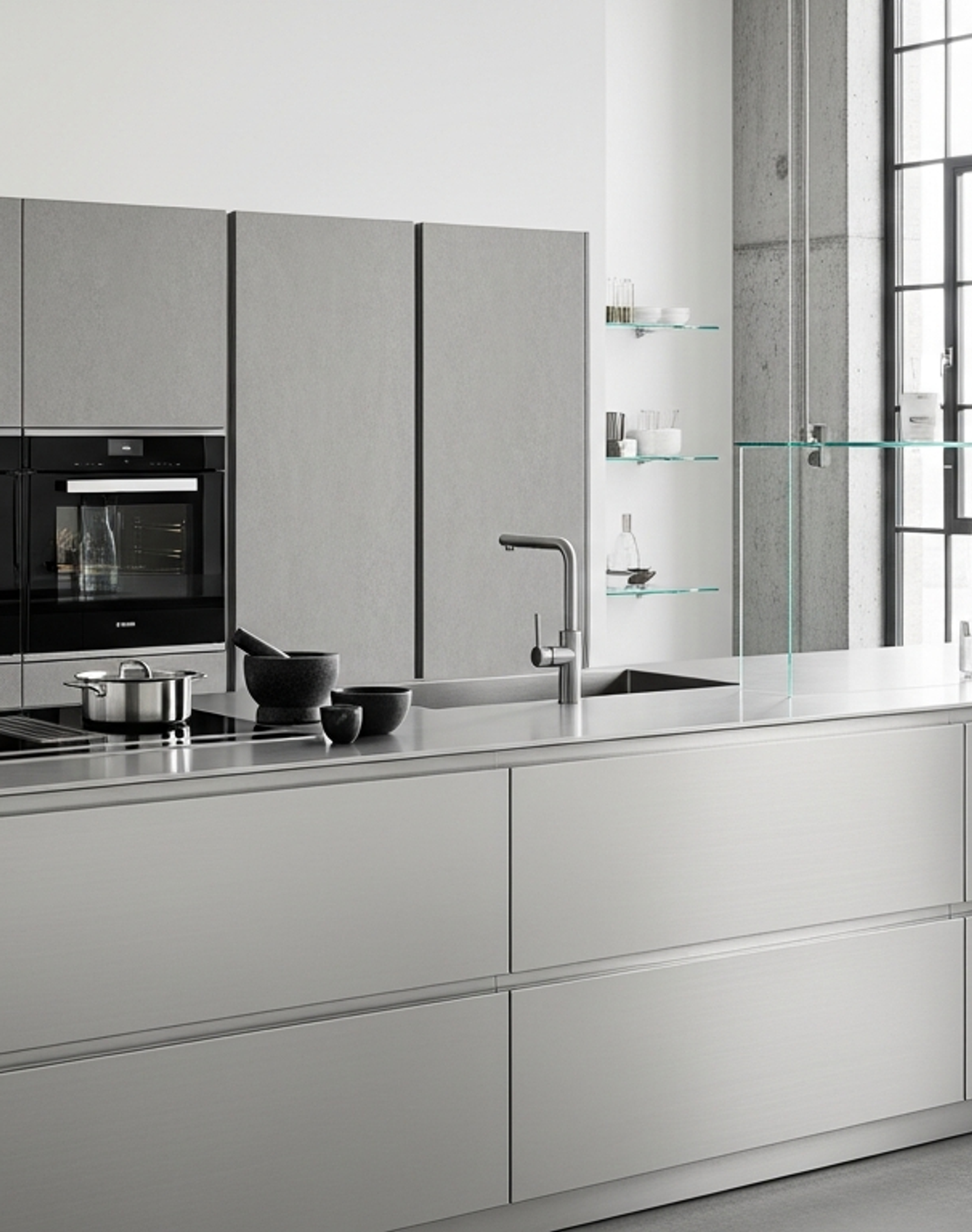 Fadior Abyss Kitchen Suite — lifestyle setting with natural light and residential styling
