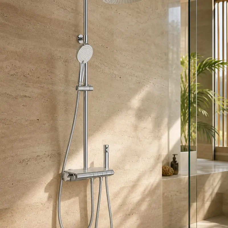 Four-Function Thermostatic 300 mm Shower System — HJ-032
