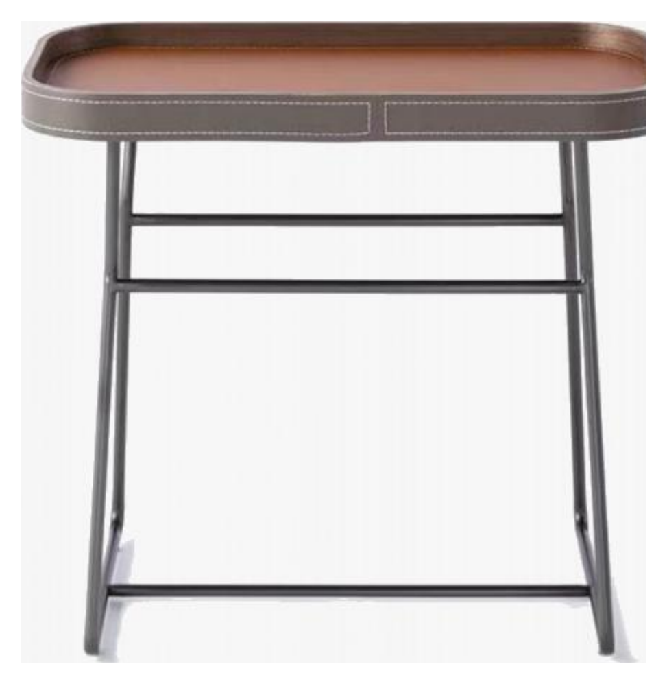 Leather-Accent Magazine Rack product photo for FADIOR HOME shop