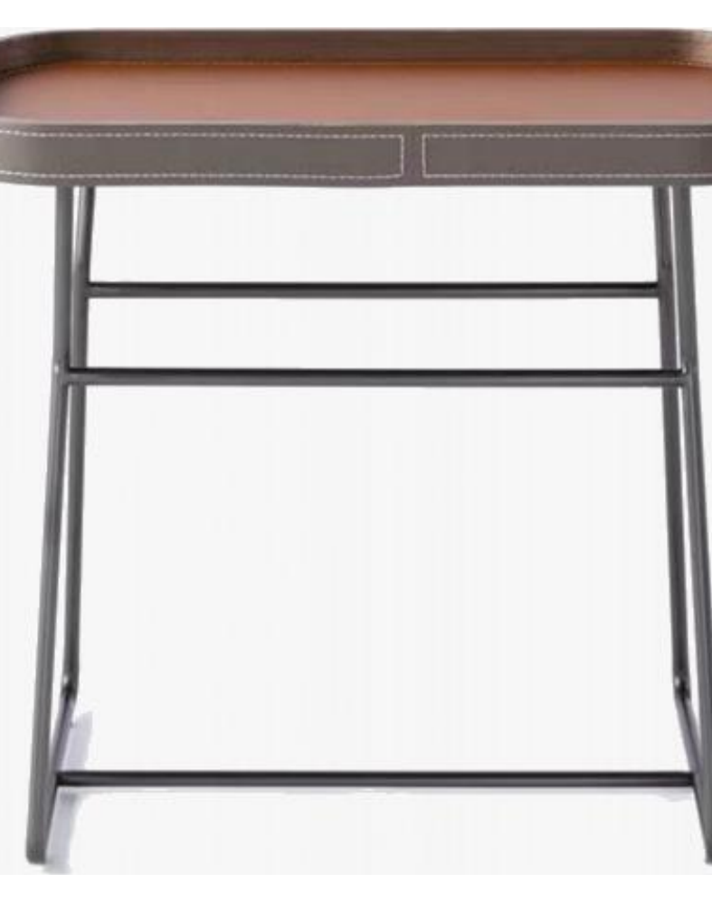 Leather-Accent Magazine Rack product photo for FADIOR HOME shop