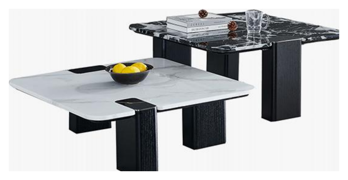 Stone-Top Coffee Table 80*80*29 product photo for FADIOR HOME shop