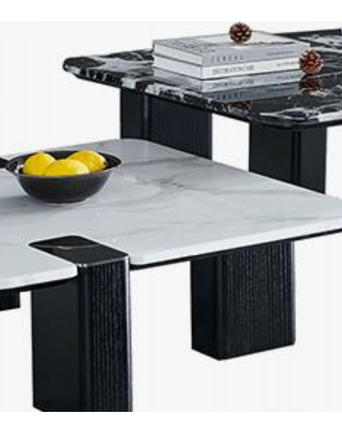 Stone-Top Coffee Table 80*80*29 product photo for FADIOR HOME shop