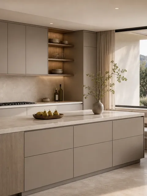 Suite de Cocina Forge con Repisa de Desayuno de Patio