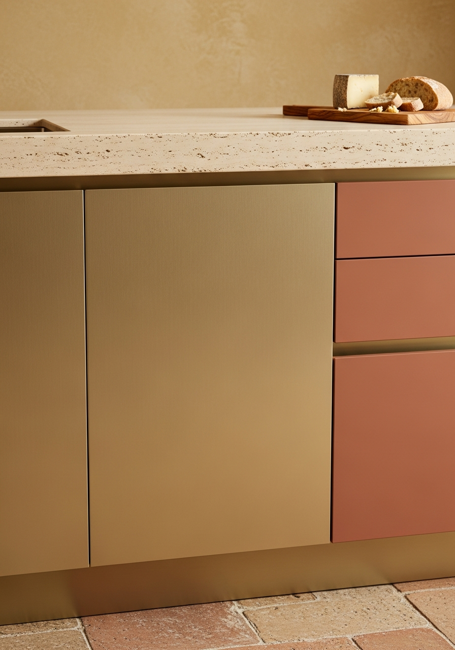 Fadior Solace Kitchen Suite — close-up of stainless steel finish and hardware detail