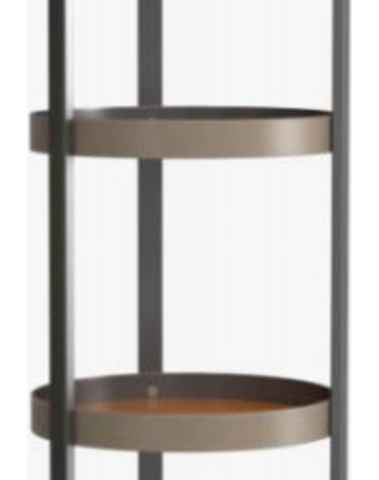 Leather-Accent Wine Cabinet product photo for FADIOR HOME shop