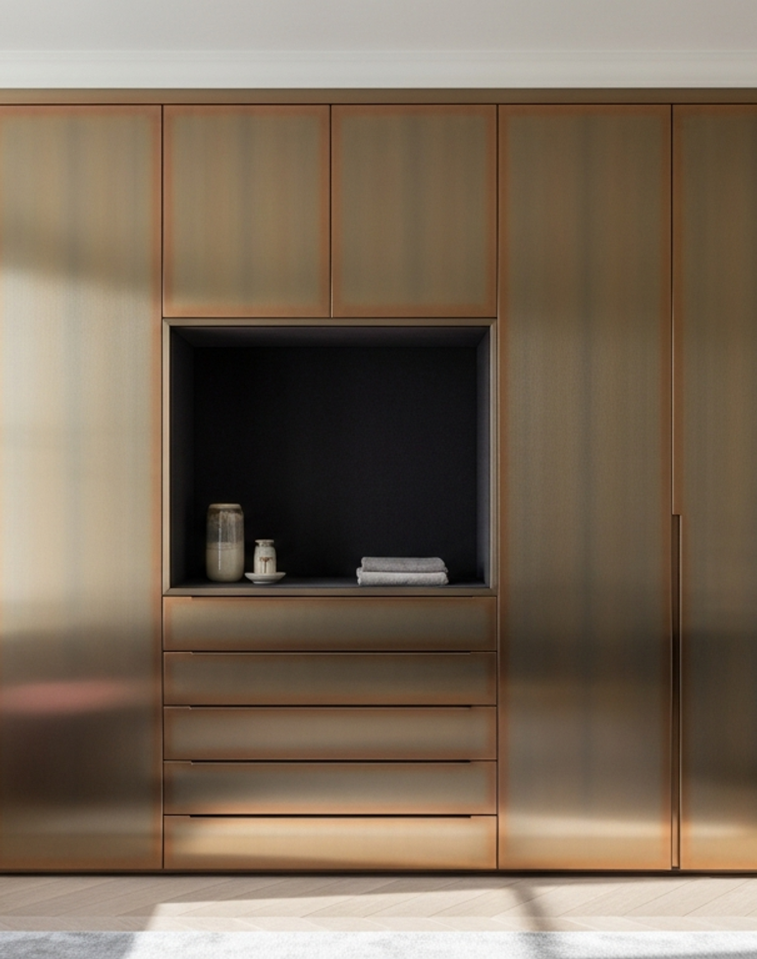 Fadior Brera Wardrobe Suite — lifestyle setting with natural light and residential styling