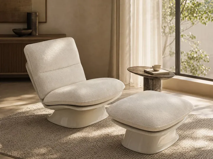 Sillón con Otomana 690×850×800 mm