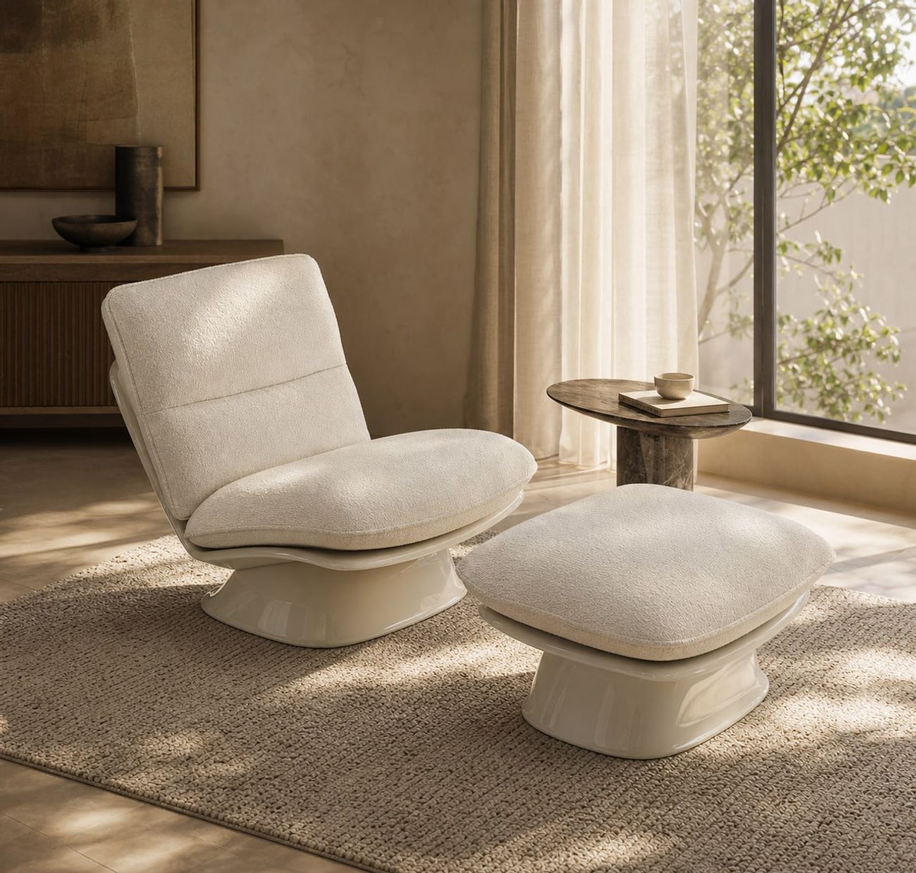 Lounge Chair (LC-003) styled in a FADIOR HOME interior setting