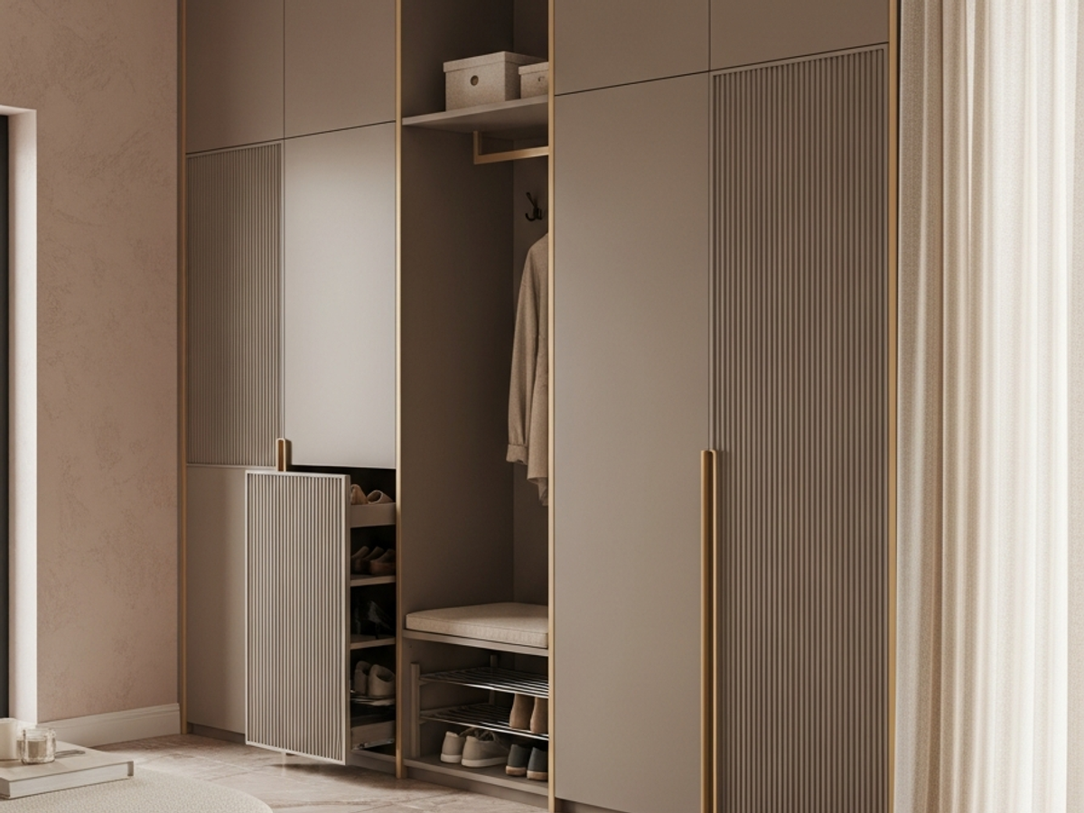Fadior Archetype Entryway Suite — 304 stainless steel entryway system, front view