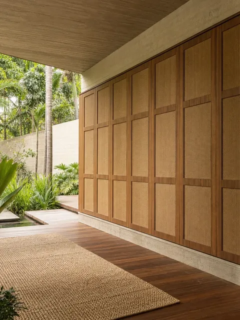 Fadior Voyage Cedar Shadow Dressing Passage — 304 stainless steel wardrobe system, front view