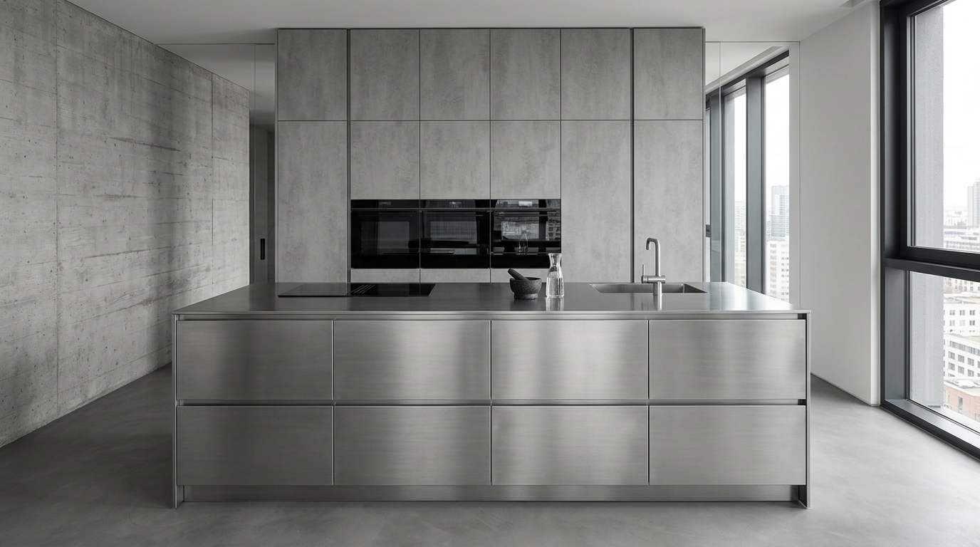 Fadior Pavilion Kitchen Suite — lifestyle setting with natural light and residential styling