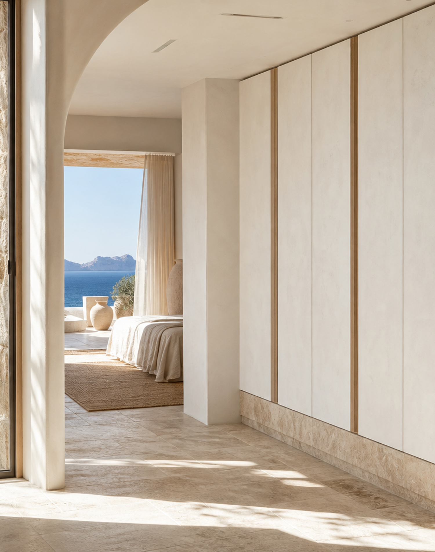 Fadior Onyx Wardrobe Suite with Mediterranean Dressing Gallery — interior room context showing cabinet integration