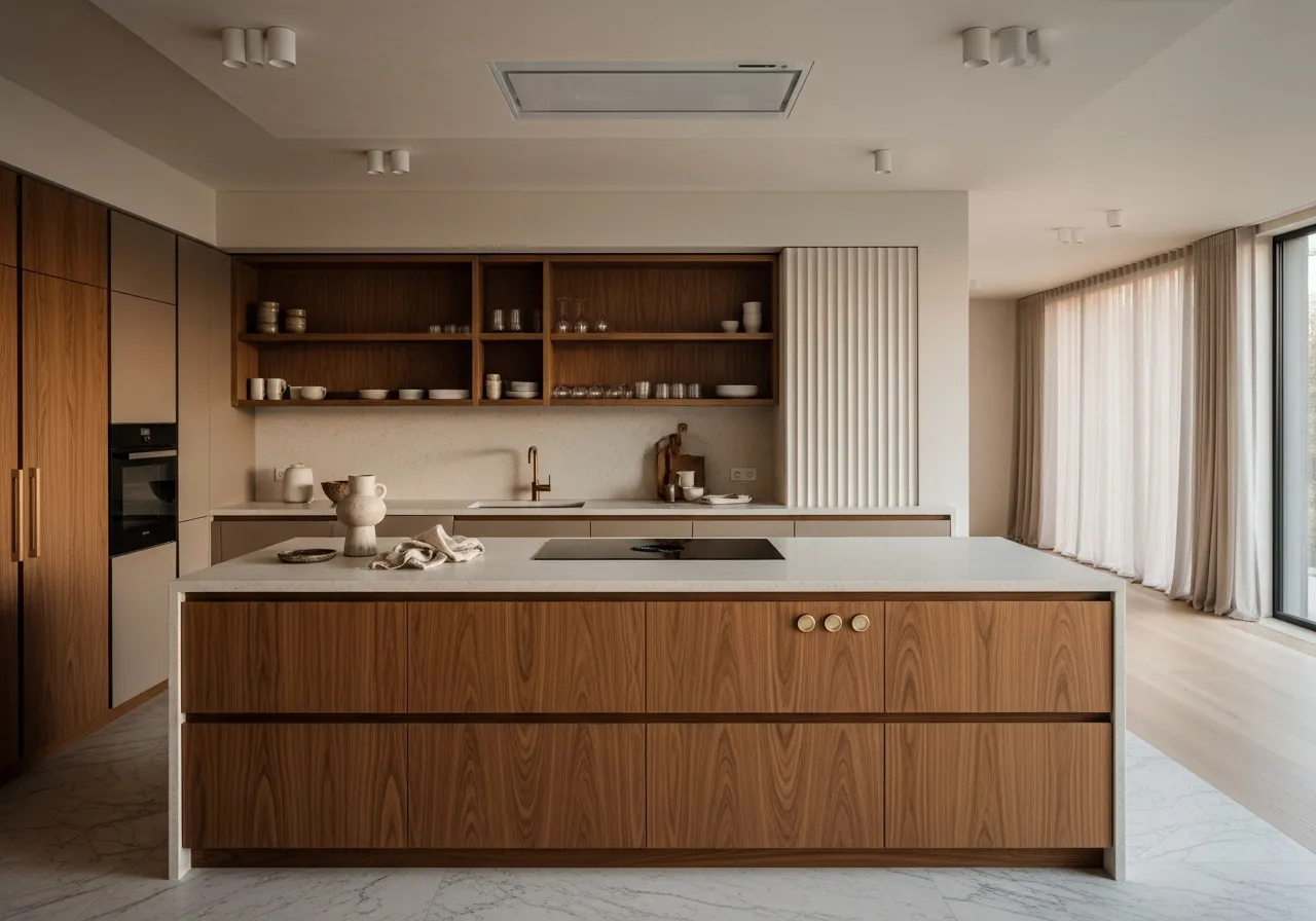 Tendencias de diseño de cocinas de lujo 2026: El cambio hacia materiales permanentes imagen 3