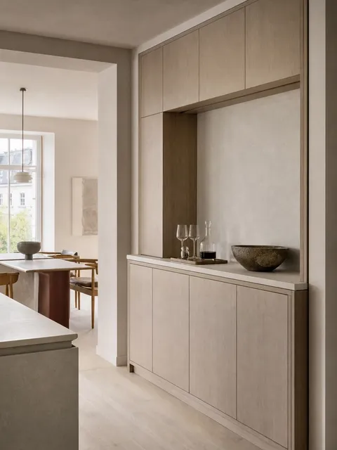 Suite de Armario de Vinos Estuary con Barra de Umbral Sommelier