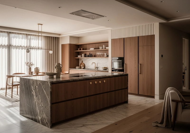 Dark Luxury Kitchen Design: How to Execute Moody Metals Without Shrinking the Space gallery image 2