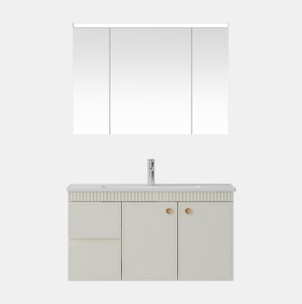 Mueble de baño con lavabo vista del producto