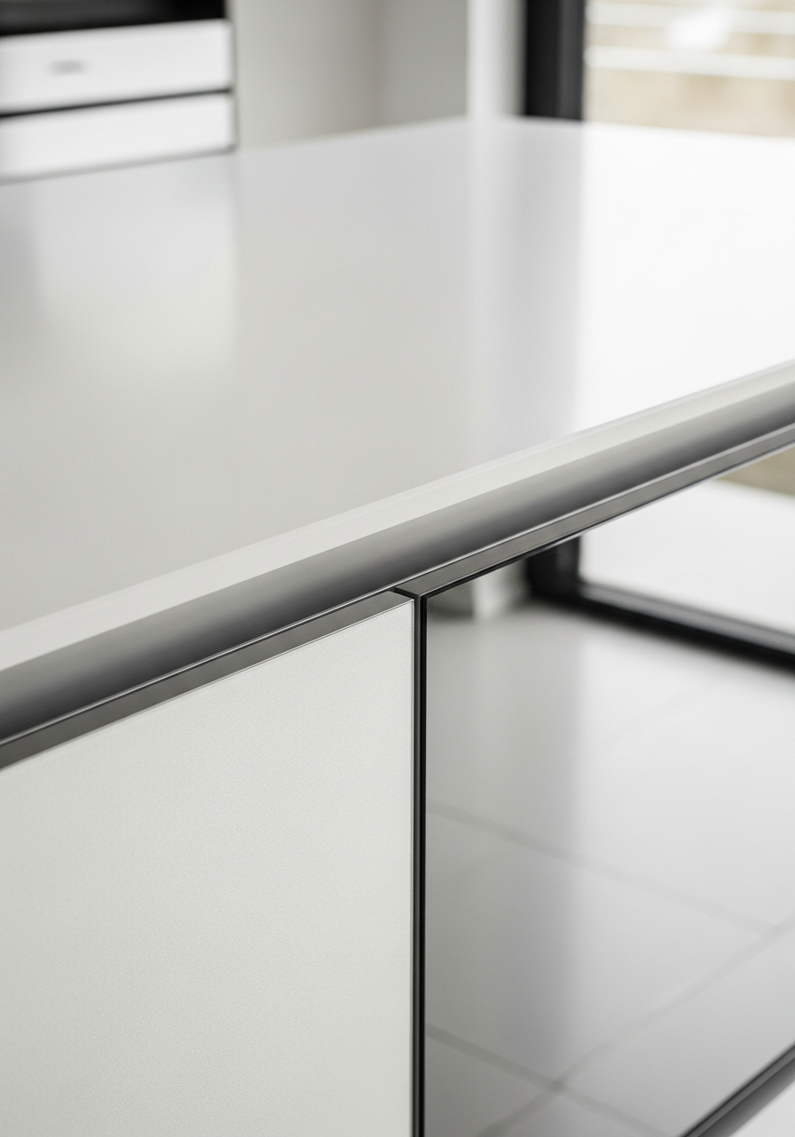 Fadior Abyss Kitchen Suite — close-up of stainless steel finish and hardware detail