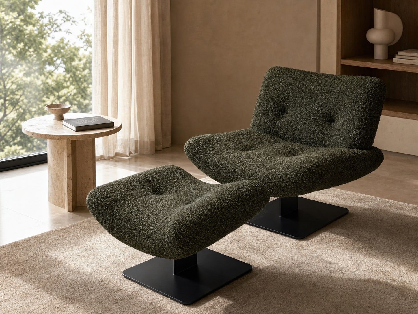 Lounge Chair (LC-005) styled in a FADIOR HOME interior setting