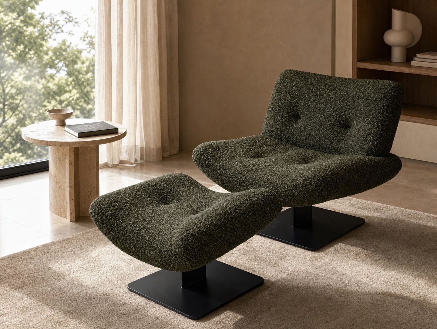 Lounge Chair styled in a FADIOR HOME interior setting
