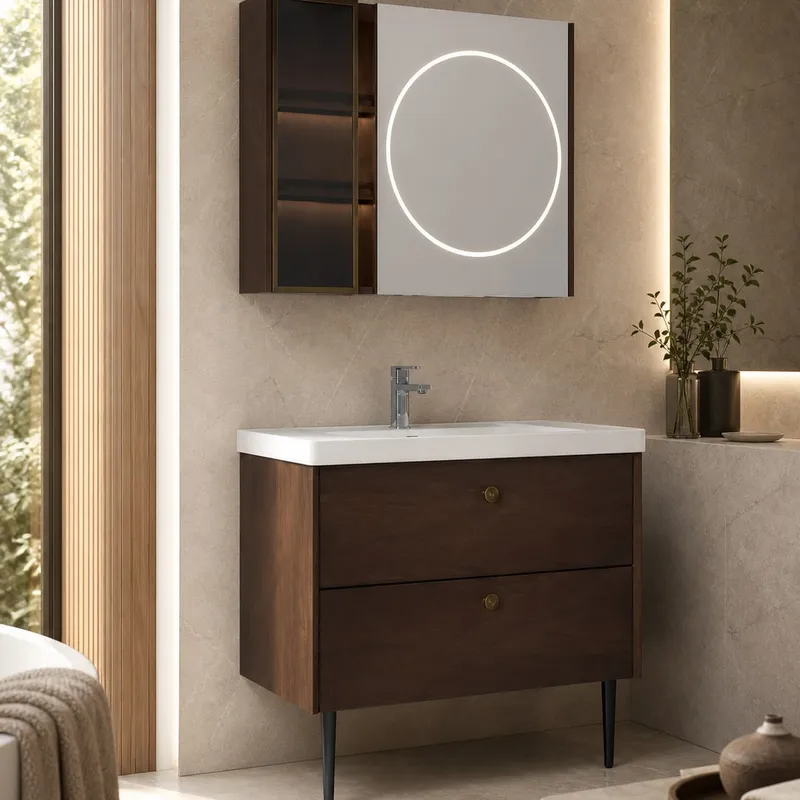 Smart-Mirror Eco Drawer Vanity 900×485×600 mm