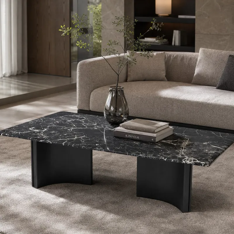 Rectangular Marble Coffee Table