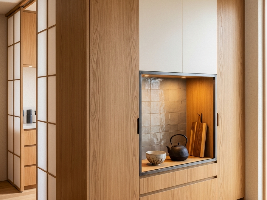 Fadior Brera Wardrobe — 304 stainless steel wardrobe system, front view