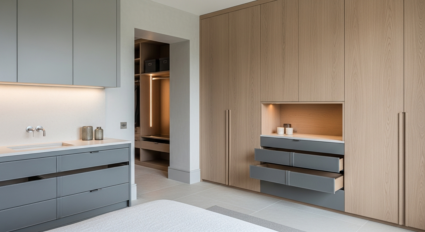 Fadior Brera Wardrobe Suite — lifestyle setting with natural light and residential styling