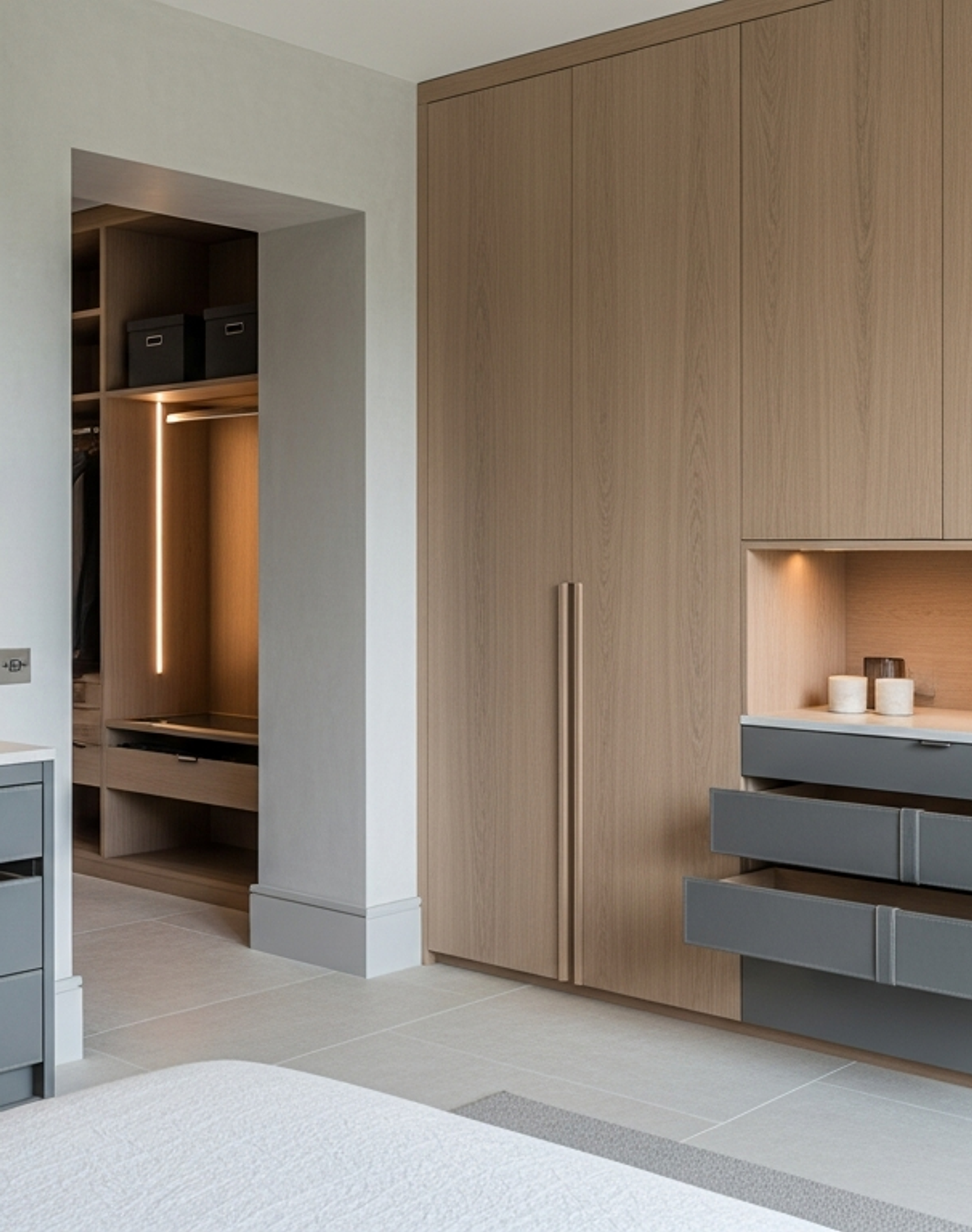 Fadior Brera Wardrobe Suite — lifestyle setting with natural light and residential styling