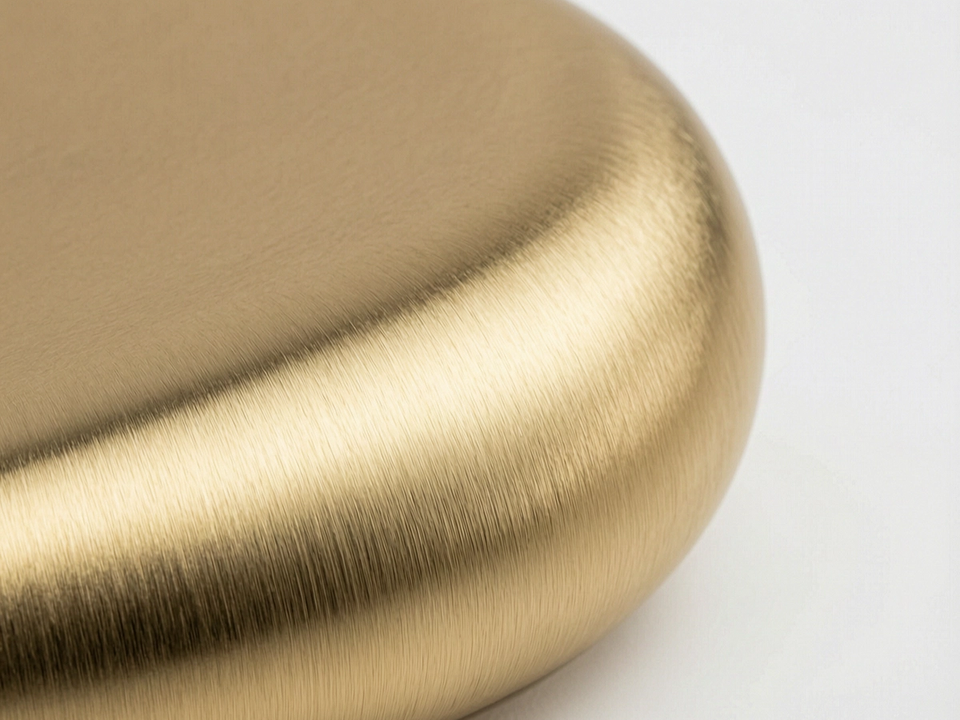 PVD Champagne Gold Finish surface detail — Fadior Material Library
