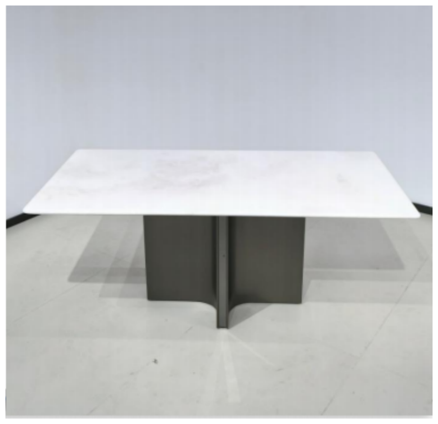 Stone-Top Marble Dining Table 160x80 product photo for FADIOR HOME shop