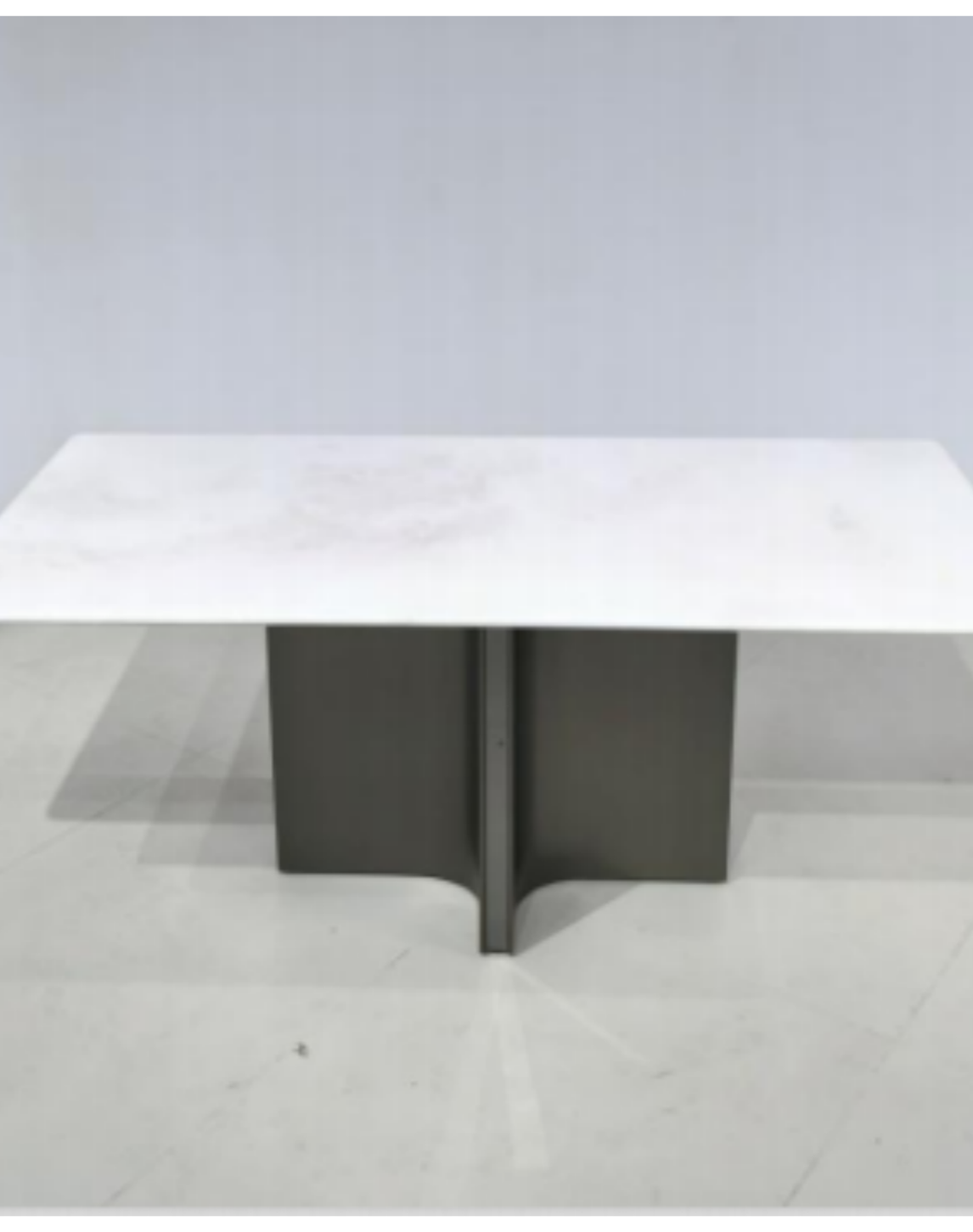 Stone-Top Marble Dining Table 160x80 product photo for FADIOR HOME shop