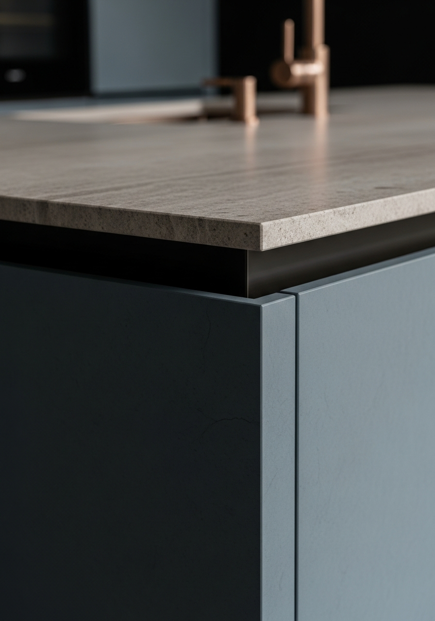 Fadior Abyss Kitchen Suite — close-up of stainless steel finish and hardware detail