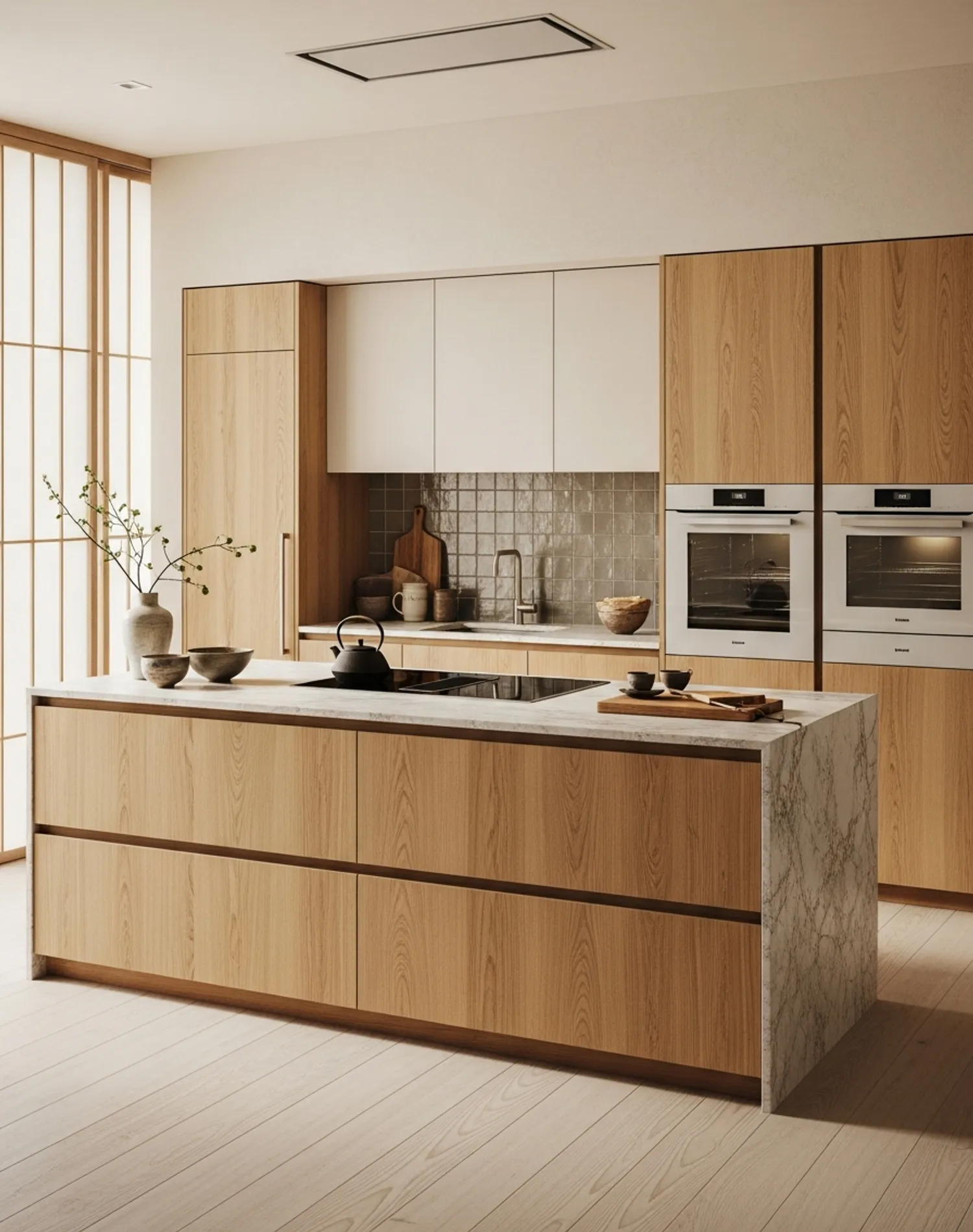 Suite de Cocina Terrena perspectiva interior