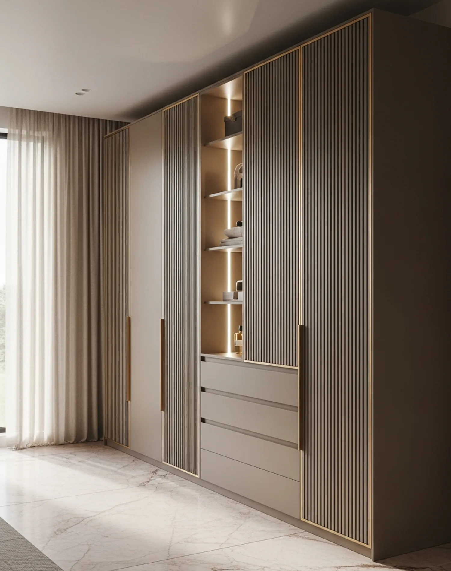 Suite de Armario Onyx perspectiva interior