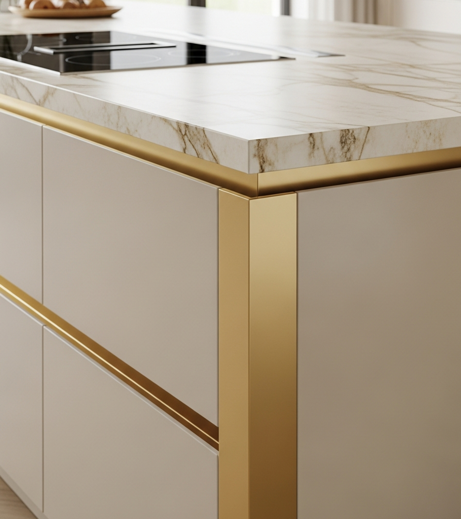 Fadior Forge Kitchen Suite — close-up of stainless steel finish and hardware detail