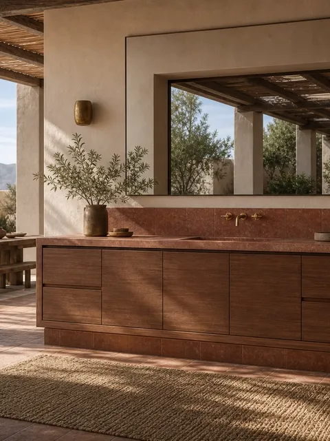 Suite de Baño y Tocador Nacre con Red Dot Spa Plinth