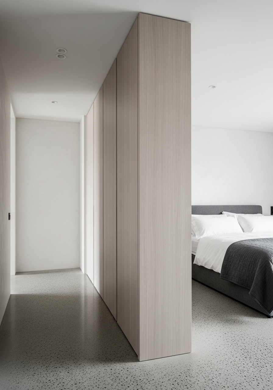 Fadior Brera Wardrobe Suite — interior room context showing cabinet integration