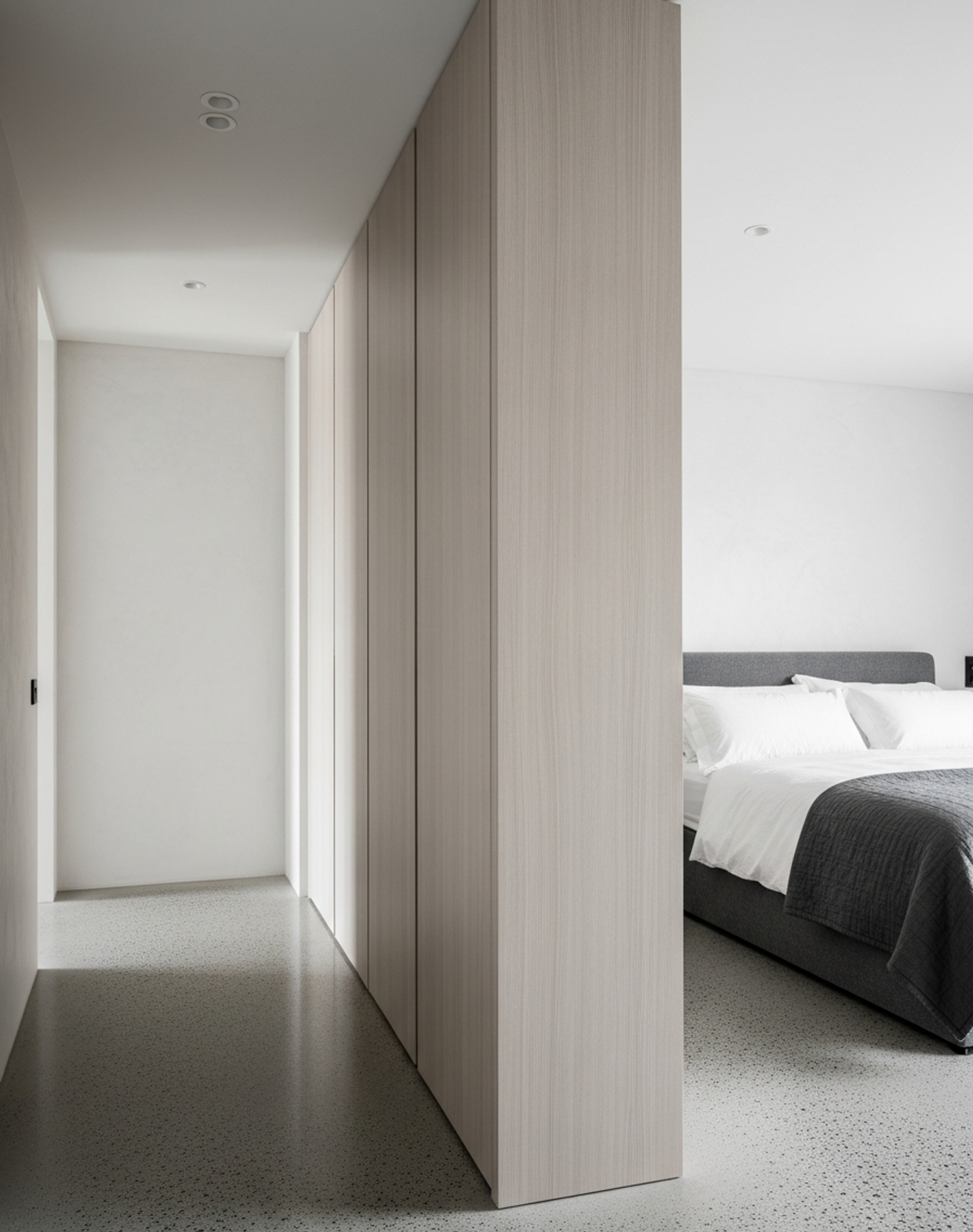 Fadior Brera Wardrobe Suite — interior room context showing cabinet integration