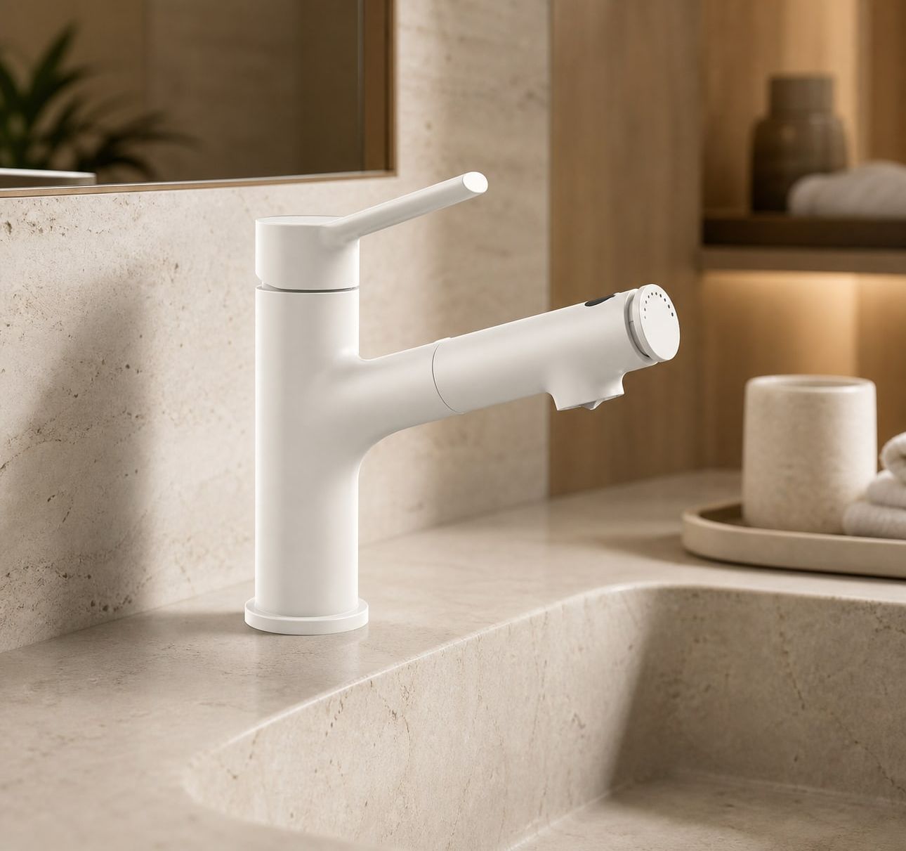 Basin styled in a FADIOR HOME interior setting