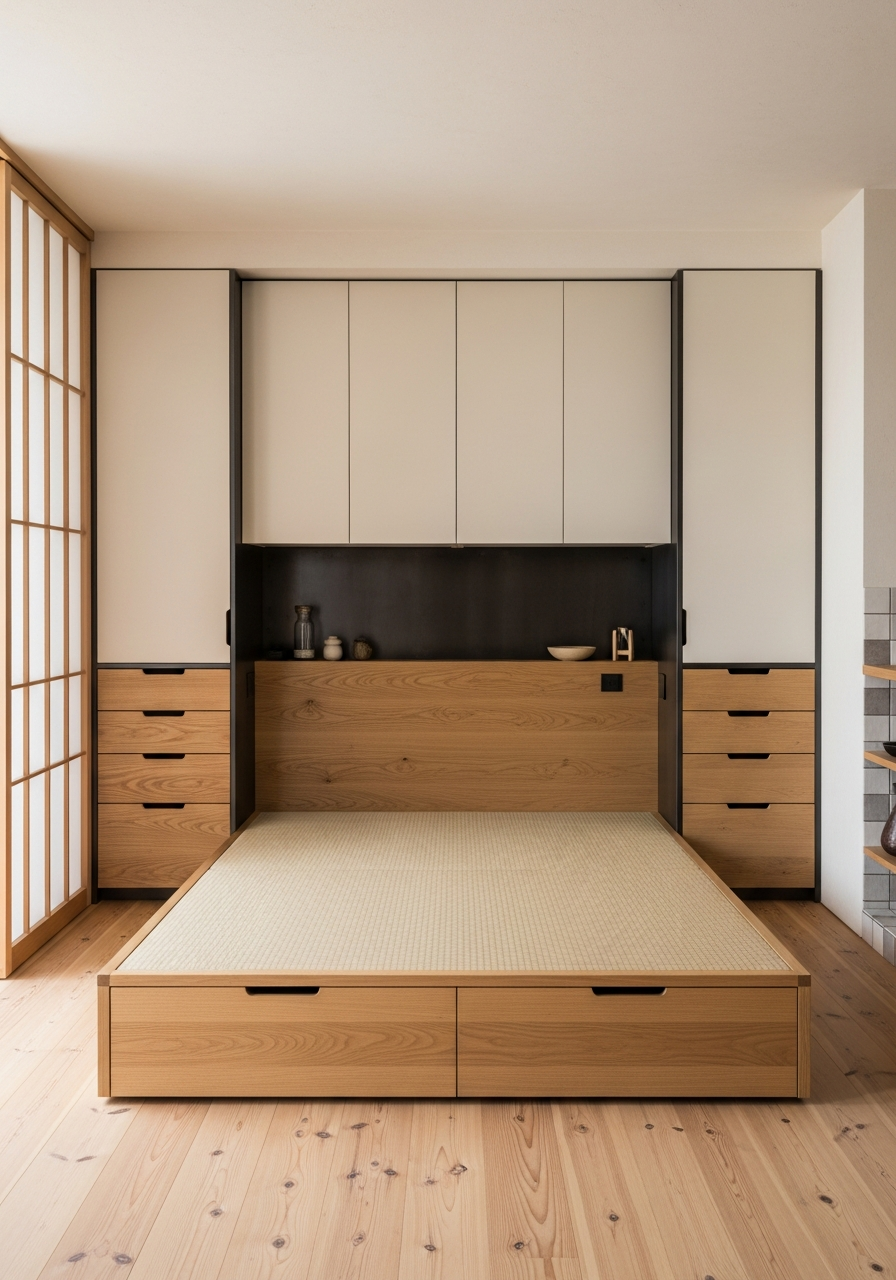Fadior Brera Wardrobe Suite — interior room context showing cabinet integration