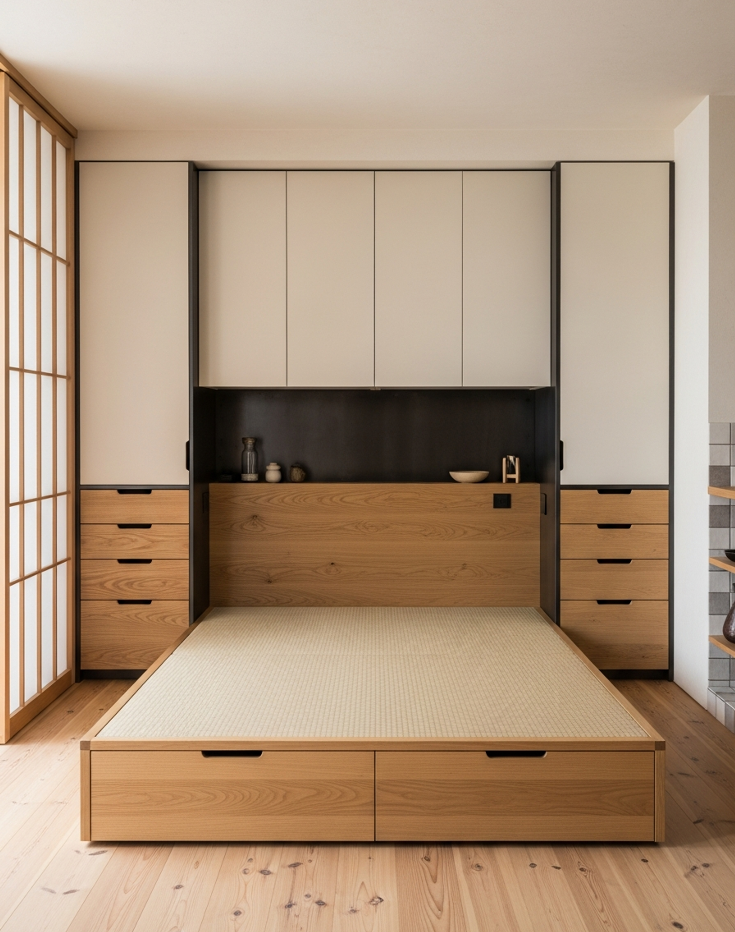 Fadior Brera Wardrobe Suite — interior room context showing cabinet integration