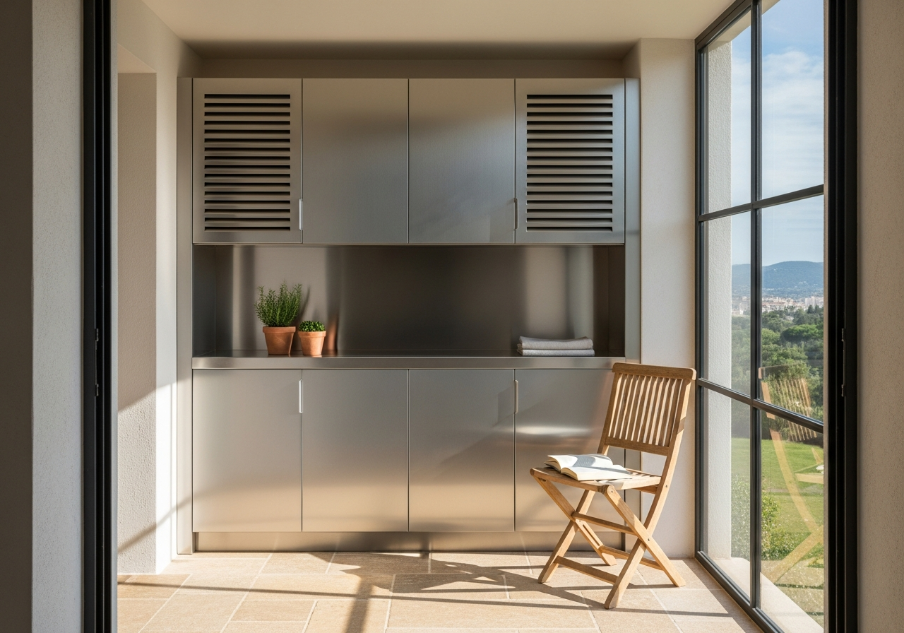 Fadior Balcony — premium stainless steel cabinetry