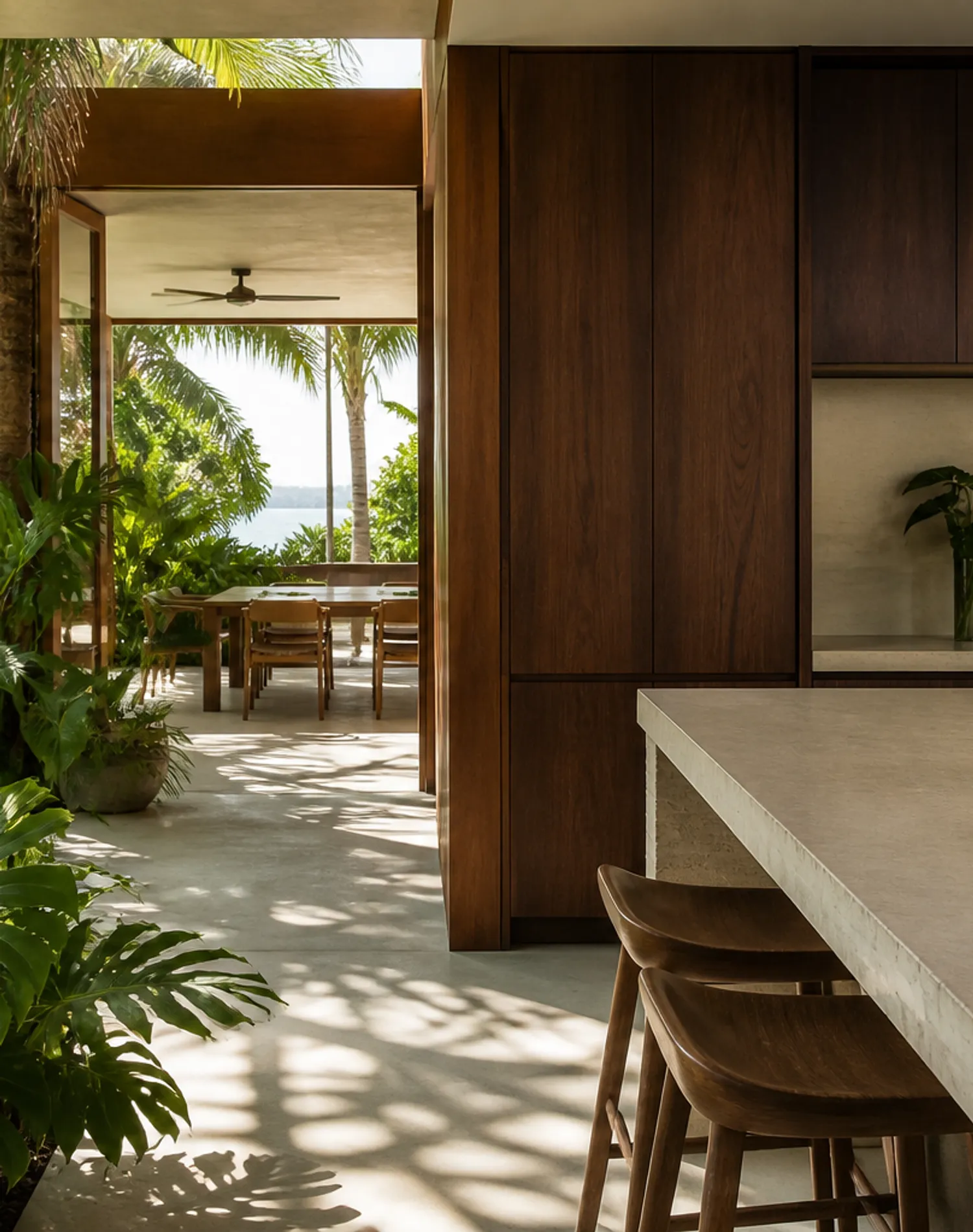 Fadior Dream Home Kitchen Suite with Thermal Worktop Axis — lifestyle setting with natural light and residential styling