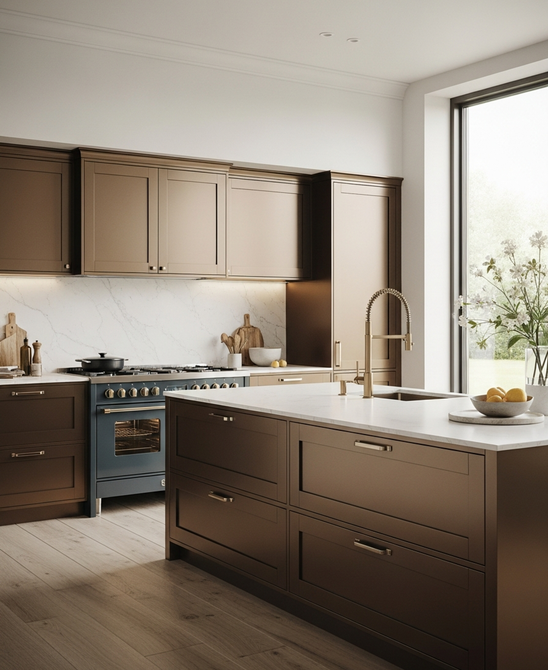 Fadior Abyss Kitchen Suite — 304 stainless steel kitchen system, front view